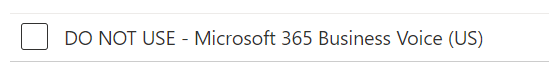 Update Business Voice to Teams Phone Licenses